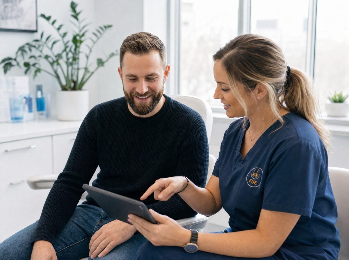 Beard transplant candidate consultation in Toronto