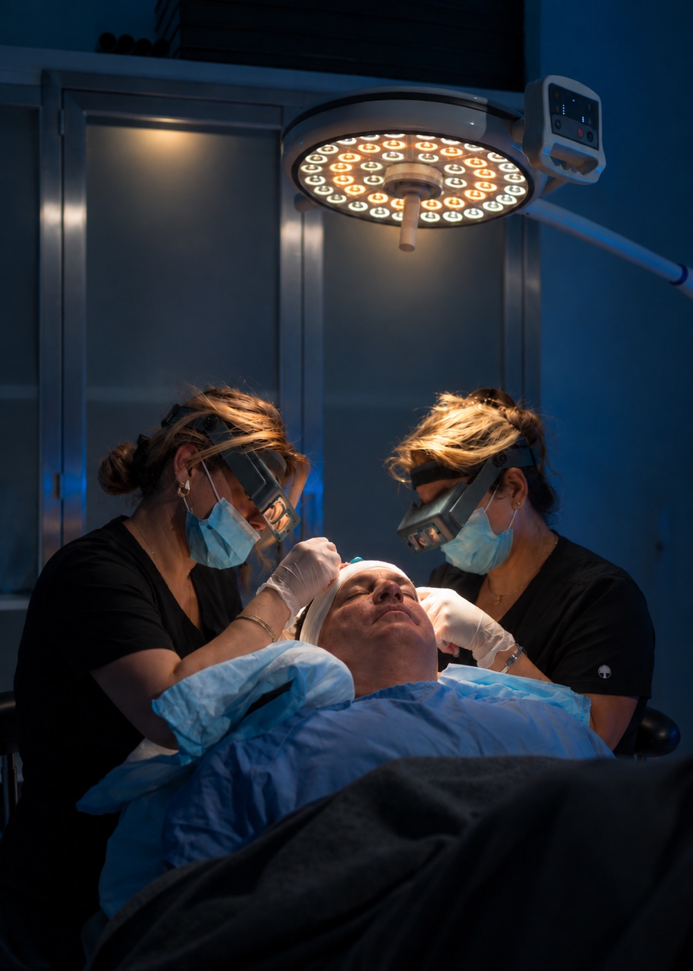 Hair transplant procedure at Nova Medical Toronto
