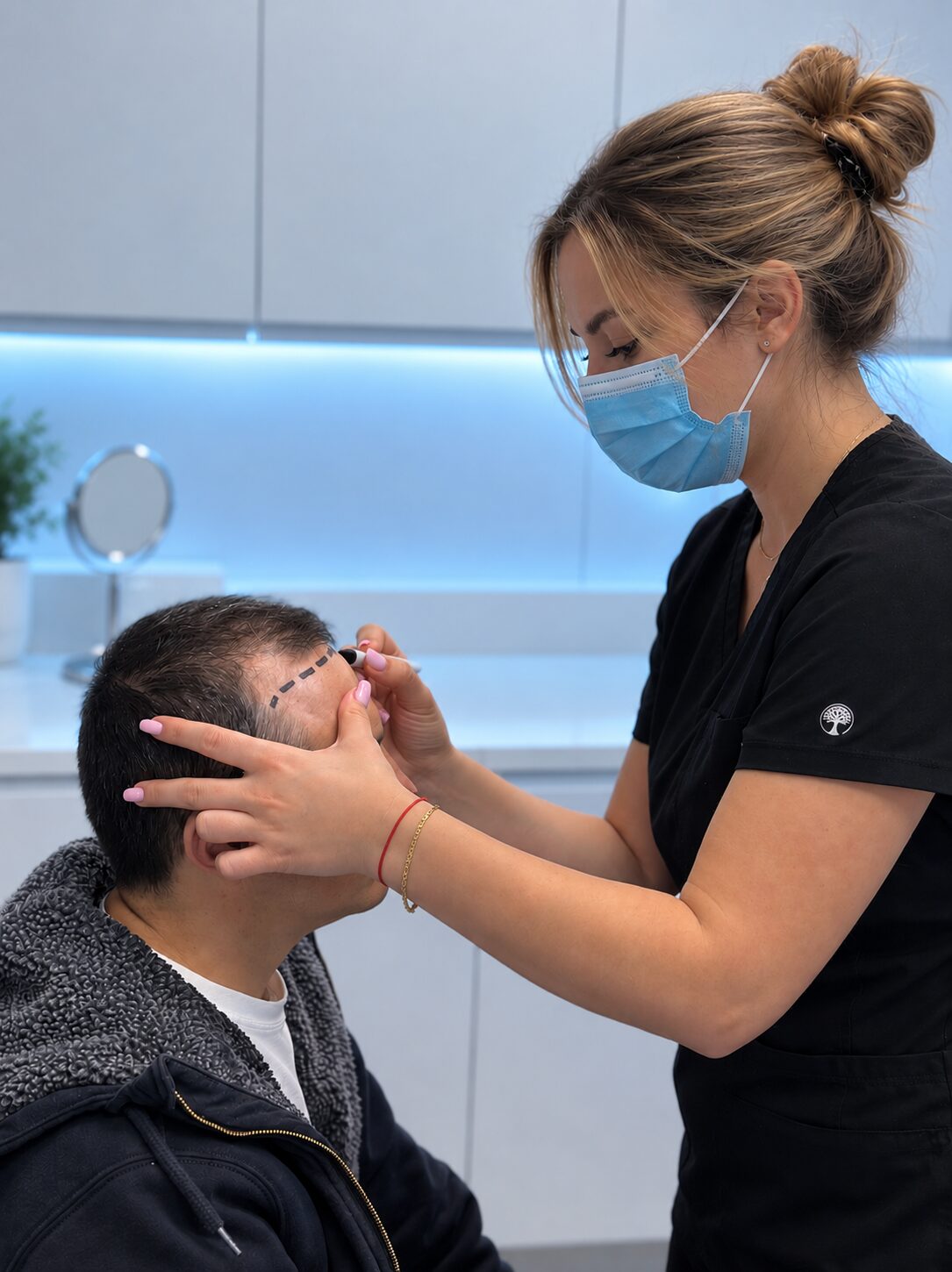 PRP therapy for pattern thinning and diffuse hair loss in Toronto